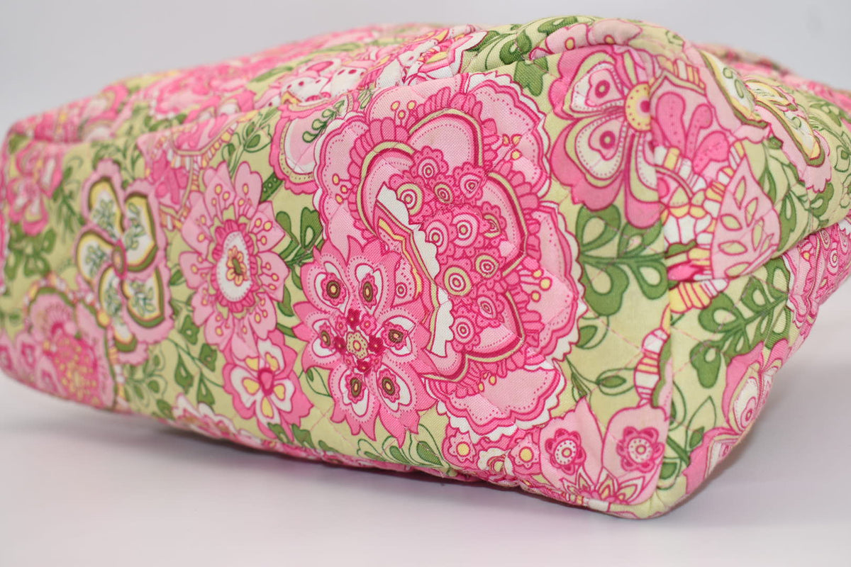Vera Bradley Large Betsy Shoulder Tote Bag in "Petal Pink" Pattern