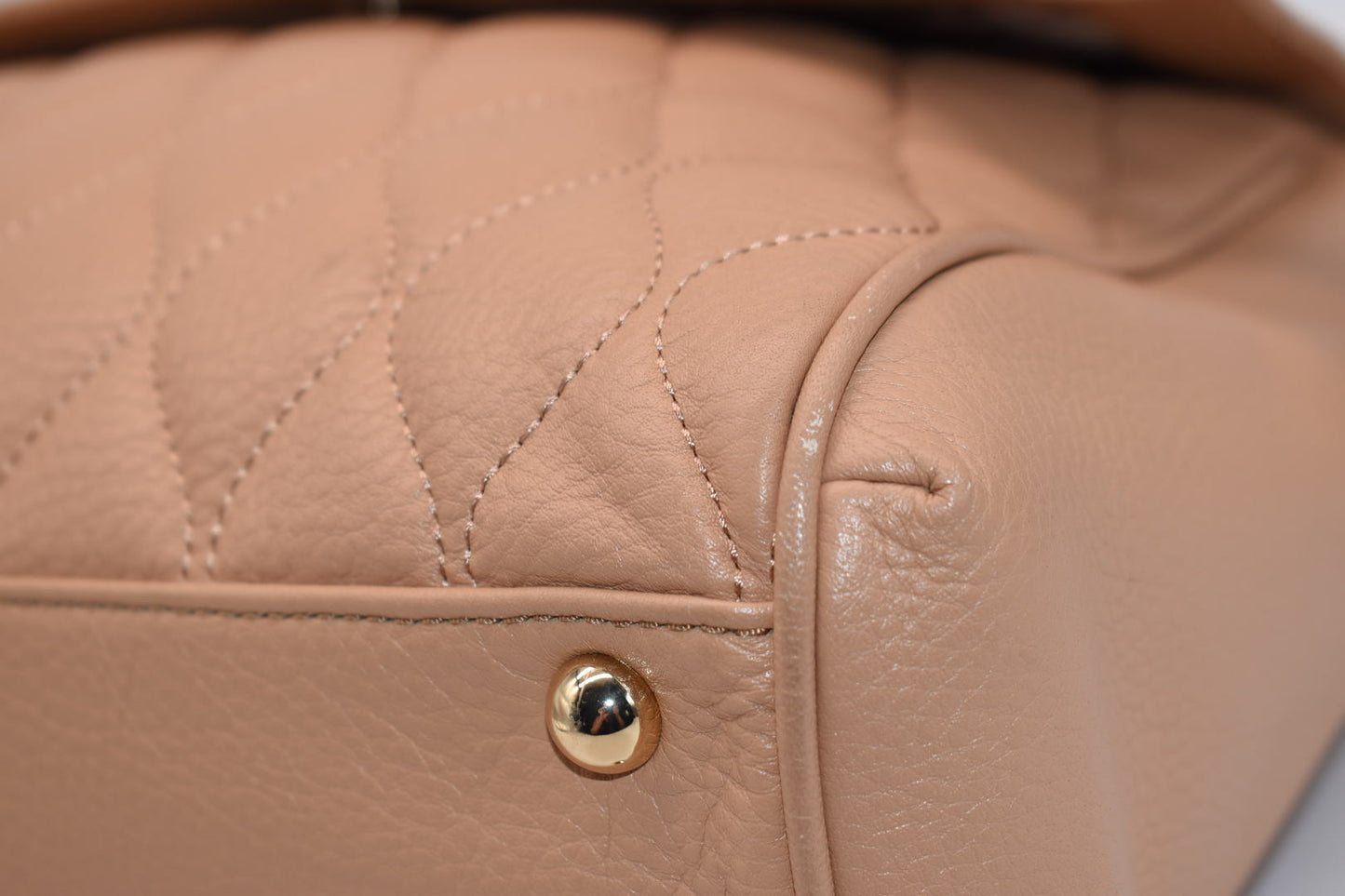 Vera Bradley Cara Convertible Shoulder / Crossbody Bag in Quilted Leather