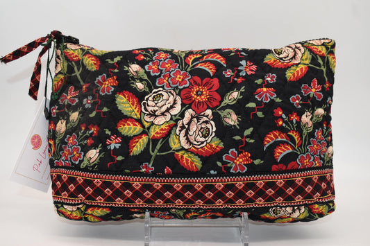 Vera Bradley Large Cosmetic Bag in "Anastasia-2002" Pattern