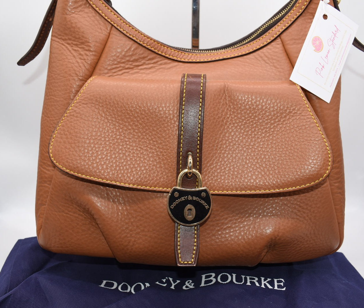 Dooney & Bourke Samba Logo Lock Hobo Shoulder Bag
