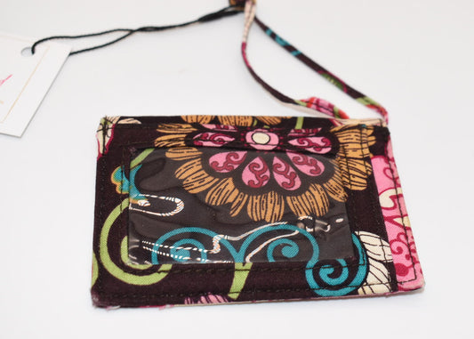 Vera Bradley Luggage Tag in "Mod Floral-Pink" Pattern