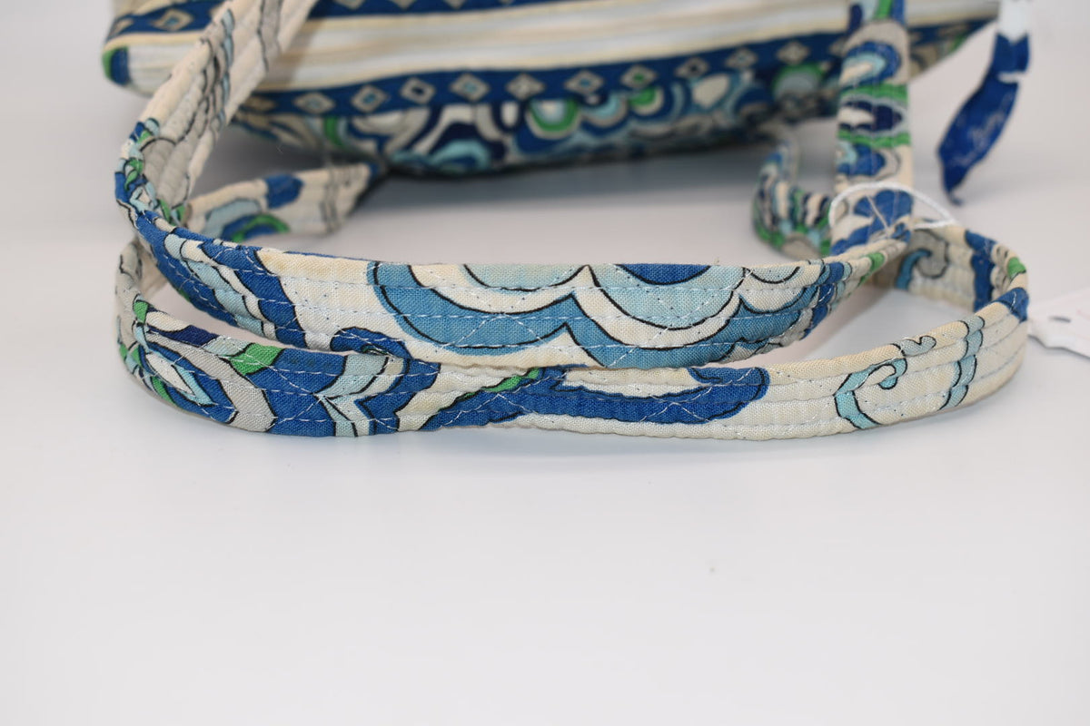 Vera Bradley Little Betsy Shoulder Bag in "Mediterranean White" Pattern