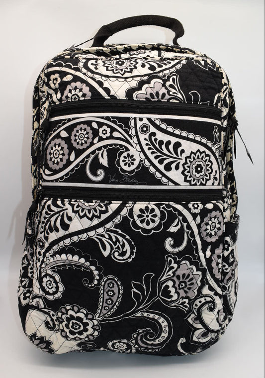 Vera Bradley XL Campus Tech Backpack in "Midnight Paisley" Pattern