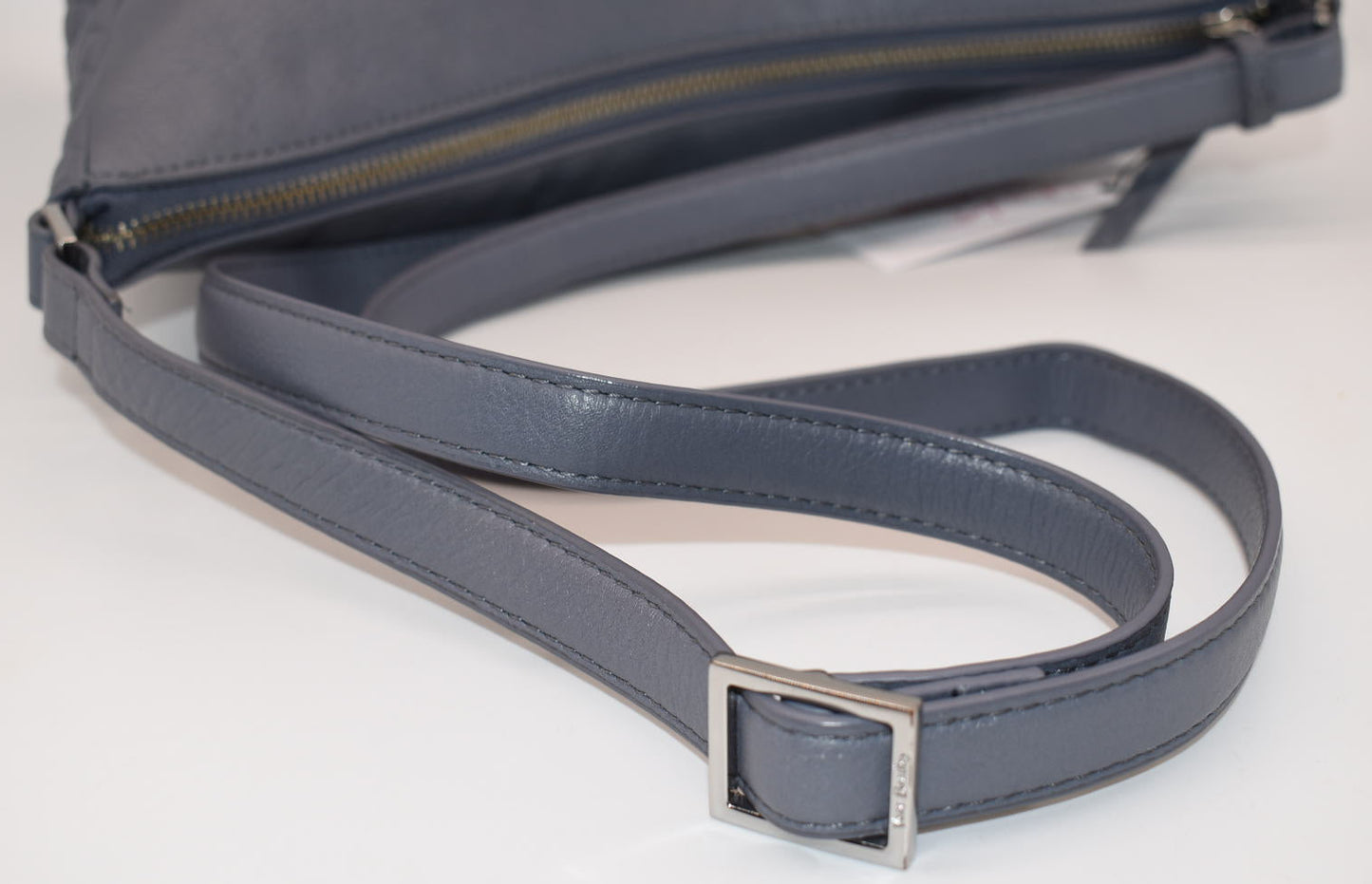 Vera Bradley Leather Carryall Shoulder Bag in Sycamore Carbon Gray