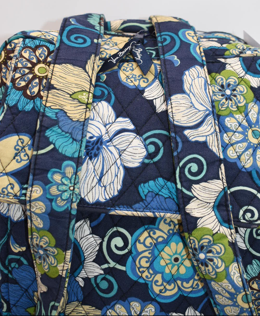 Vera Bradley Large Ultimate Backpack in "Mod Floral Blue" Pattern