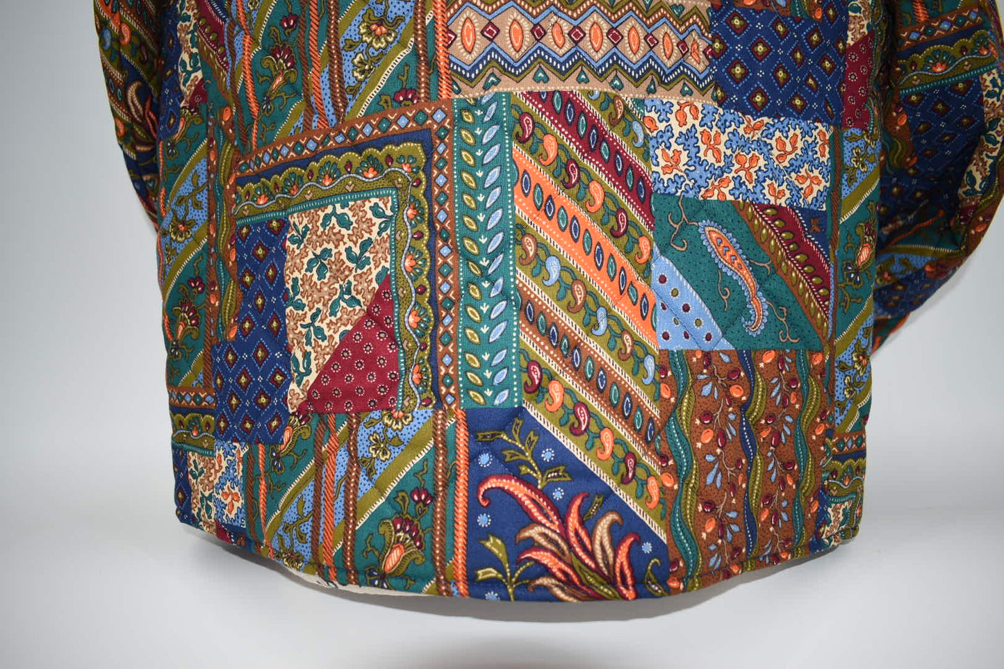 Vintage Vera Bradley Large Quilted Jacket in "Medley -1994" Pattern