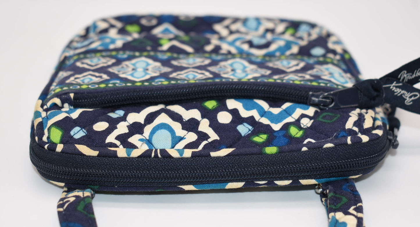 Vera Bradley Mini Hipster Crossbody Bag in "Ink Blue" Pattern