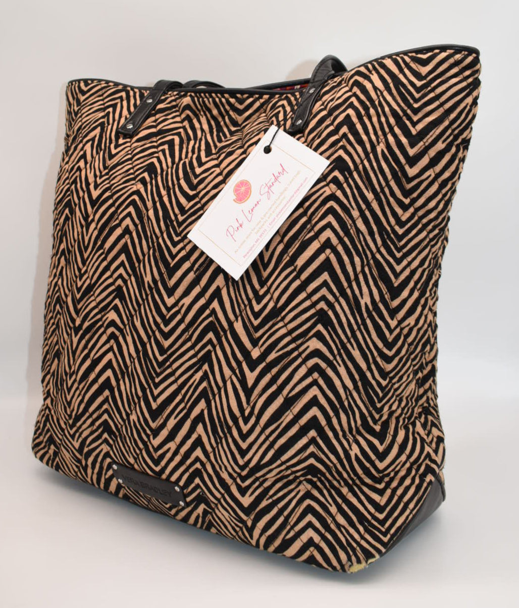 Vera Bradley Everyday Tote Bag in "Tiger Print" Pattern