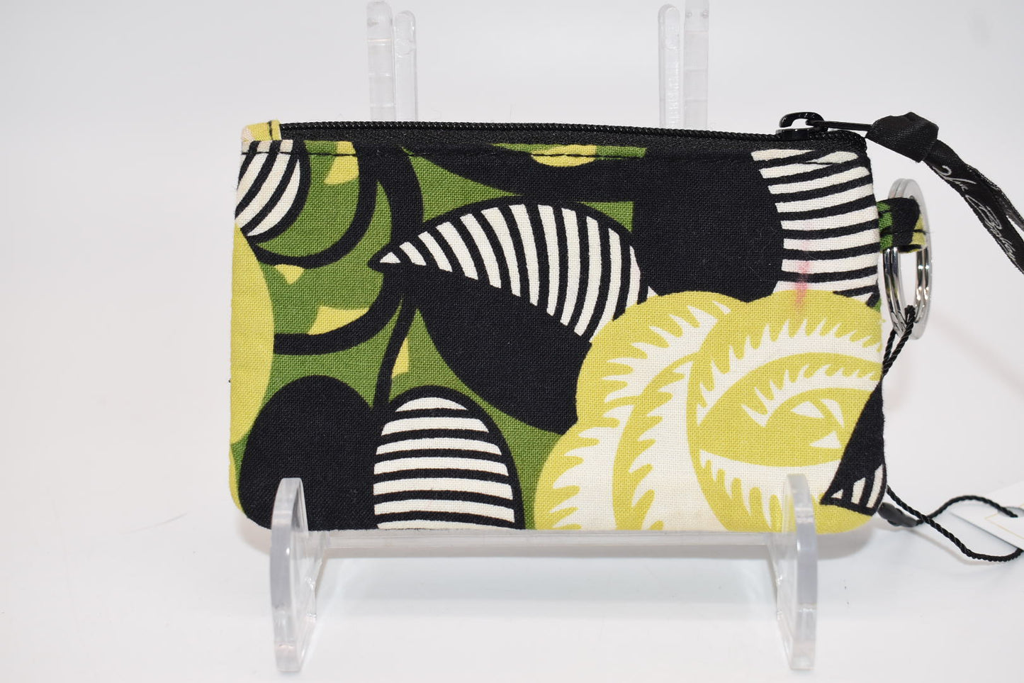 Vera Bradley Zip ID Case in "La Neon Rose" Pattern