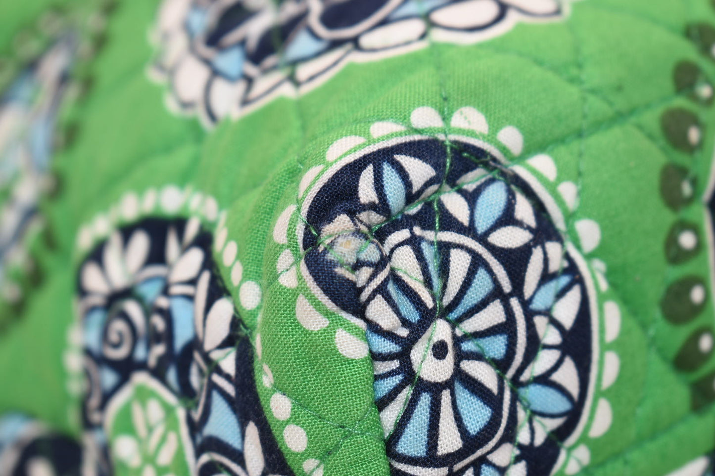 Vera Bradley Everyday Tote Bag in "Cupcakes Green" Pattern