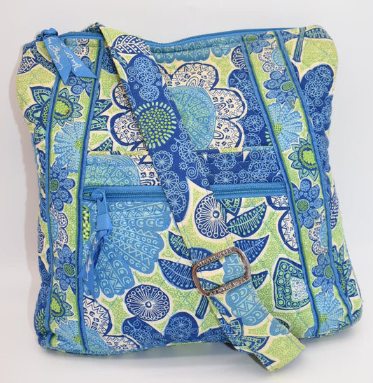 Vera Bradley Hipster Crossbody Bag in "Doodle Daisy" Pattern