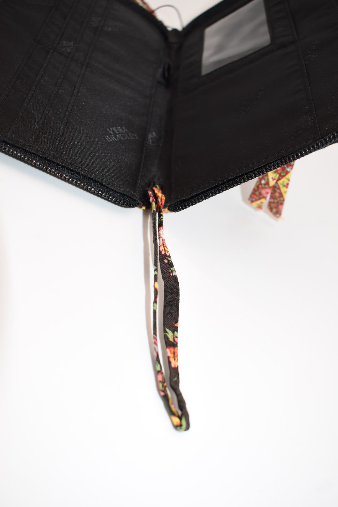 Vera Bradley Zip Around Wallet in "Chocolate" Pattern