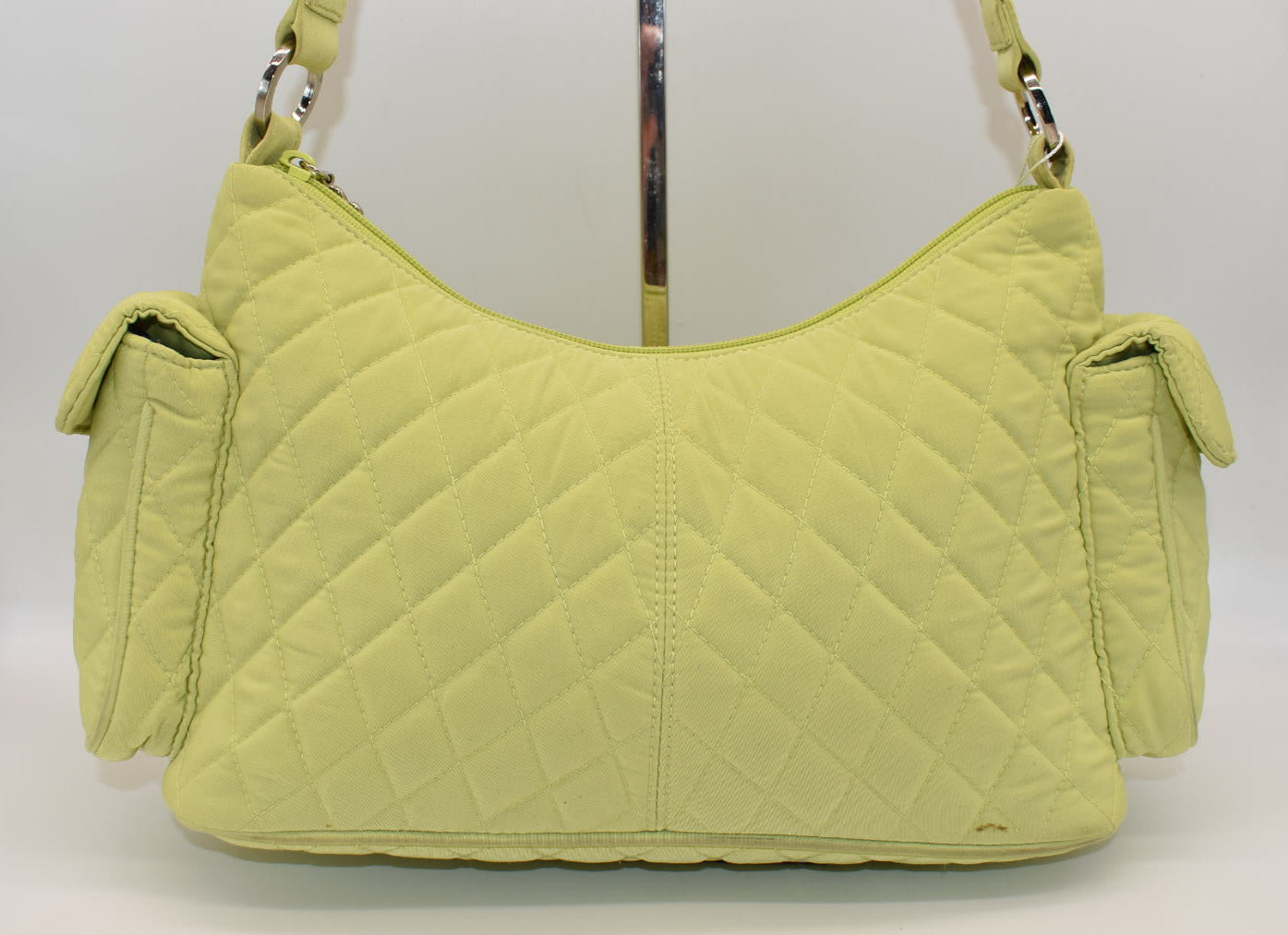 Vera Bradley Microfiber Shoulder Bag in "Key Lime"