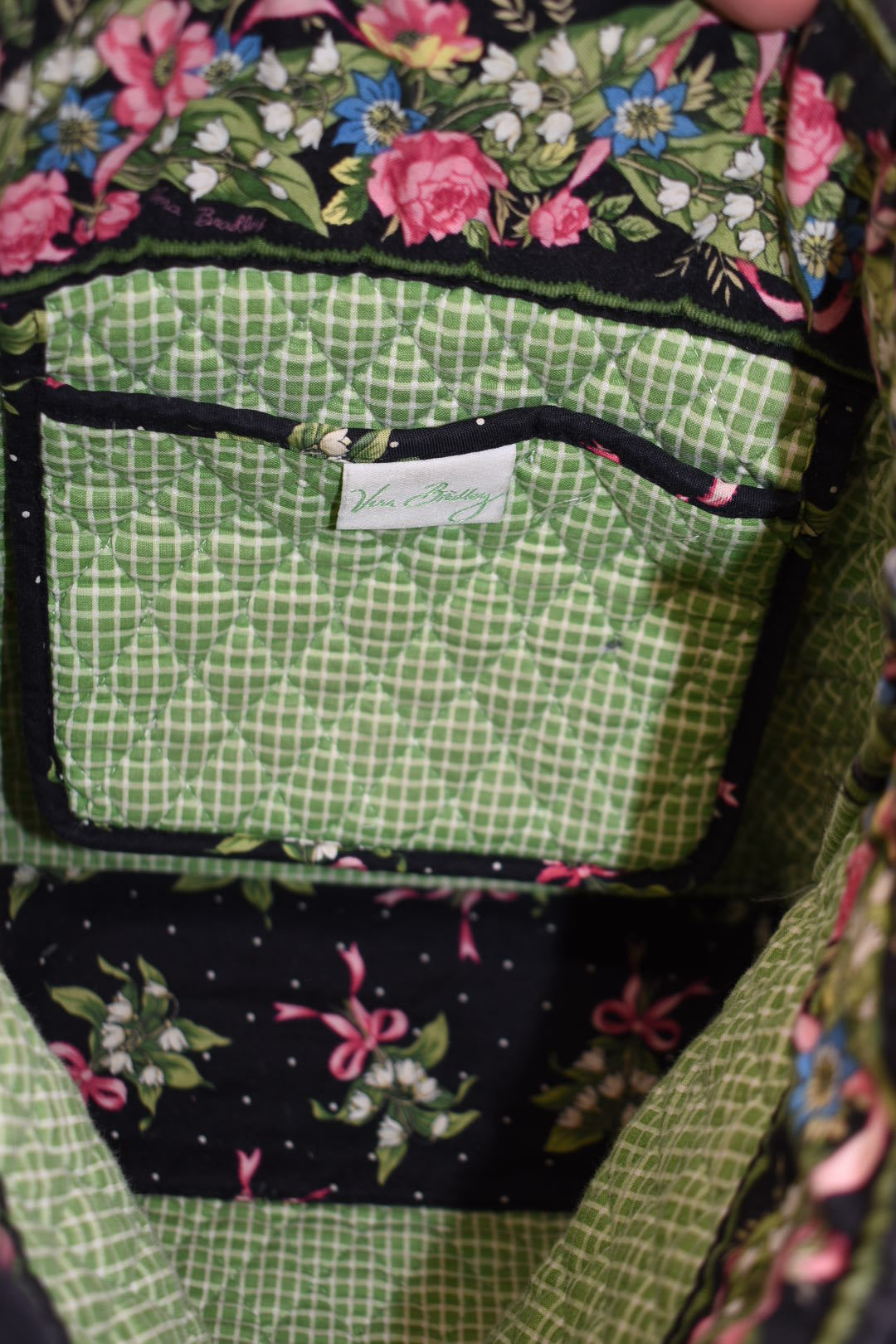 Vera Bradley Quilted Cotton Tote Bag in "New Hope" Pattern
