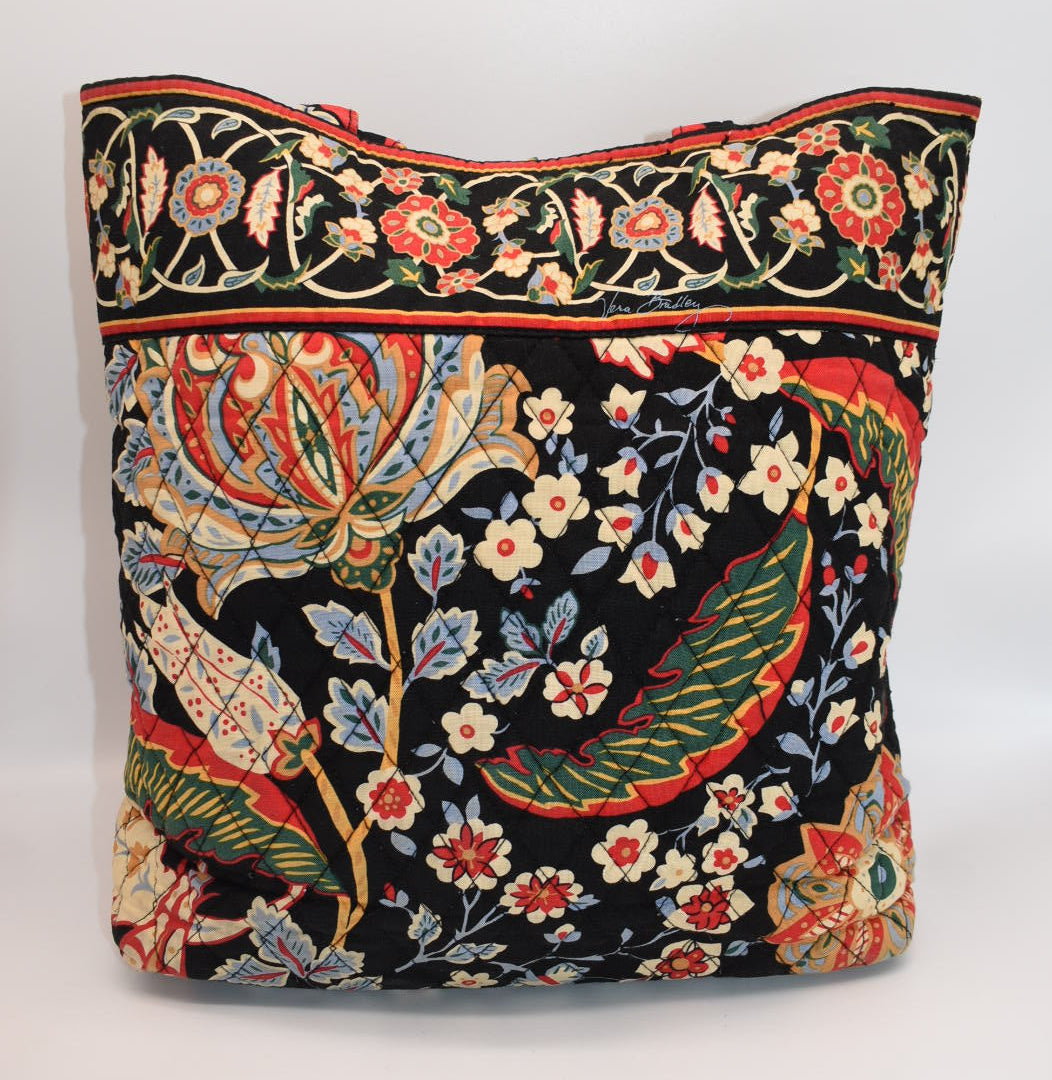 Vera Bradley Quilted Cotton Everyday Tote Bag in "Versailles" Pattern