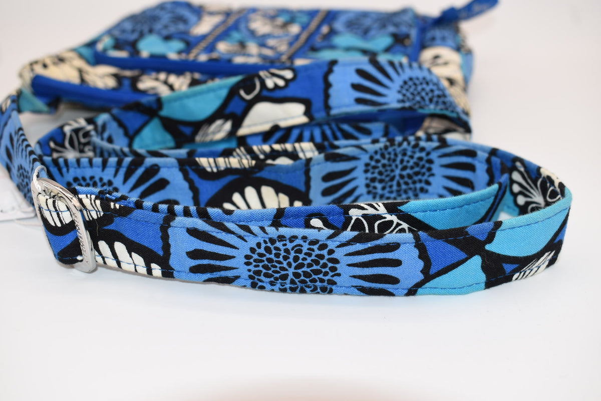 Vera Bradley Little Crossbody Bag in "Bayou Blue" Pattern