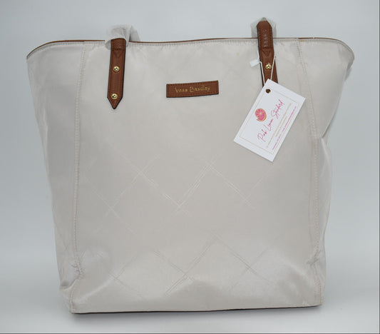 Vera Bradley Large Ella Tote Bag in "Sand" Pattern