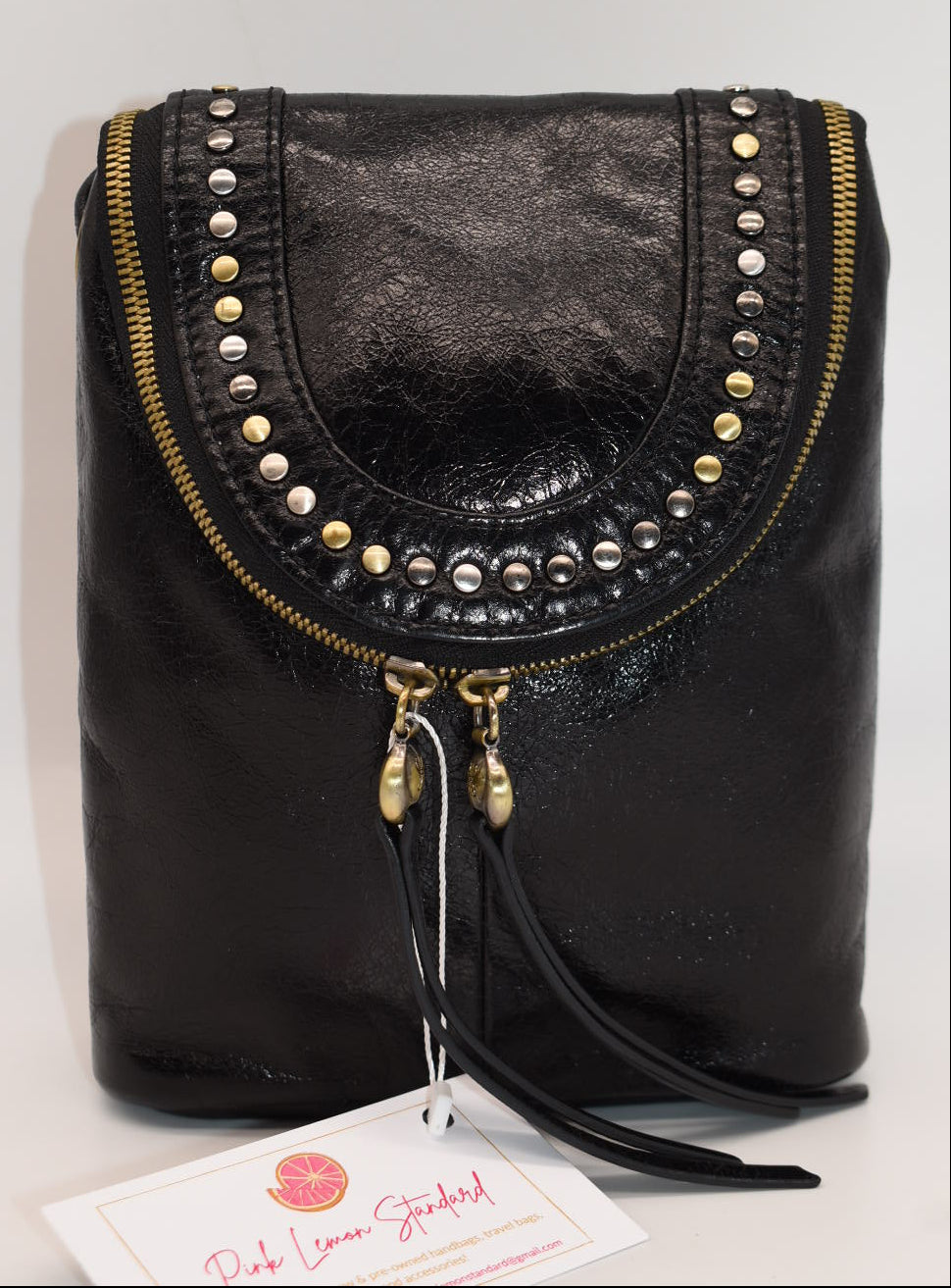 HOBO INTL Fern Studded Crossbody Bag in Black