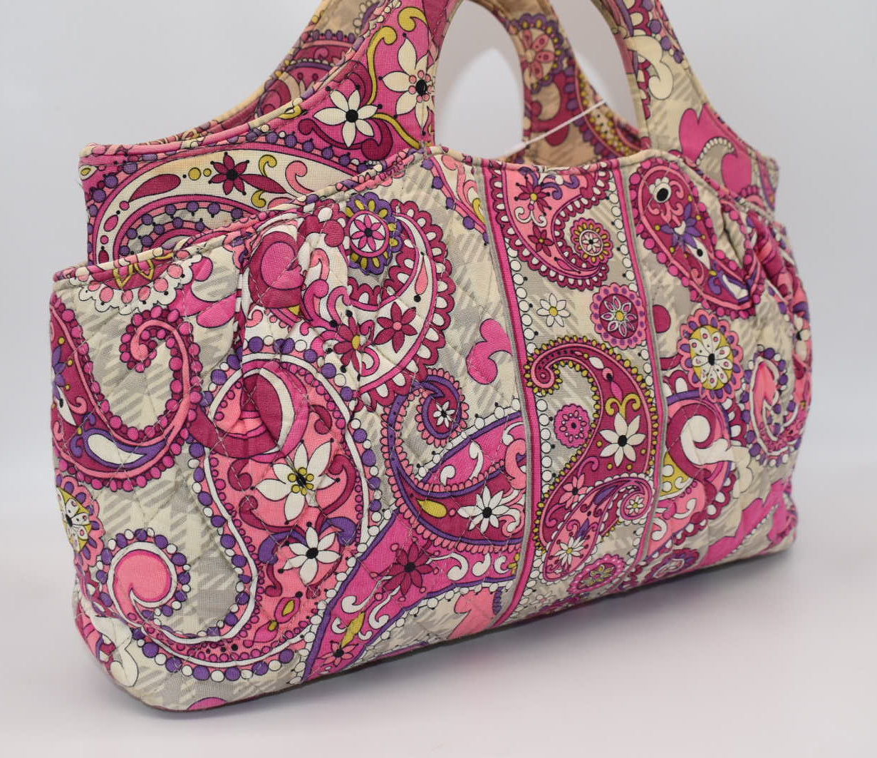 Vera Bradley Abby Tote Bag in "Paisley Meets Plaid" Pattern