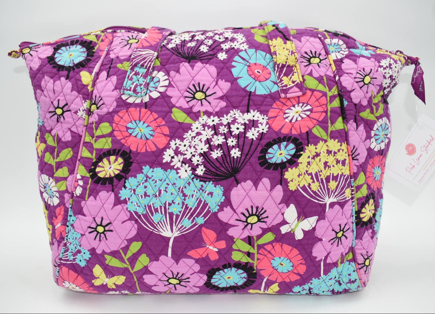 Vera Bradley Weekender Travel Tote Bag in "Flutterby" Pattern