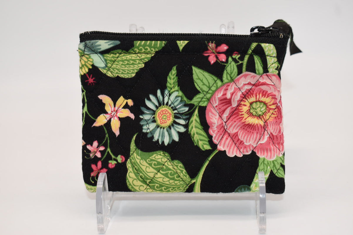 Vera Bradley Zip Coin Wallet in "Botanica" Pattern