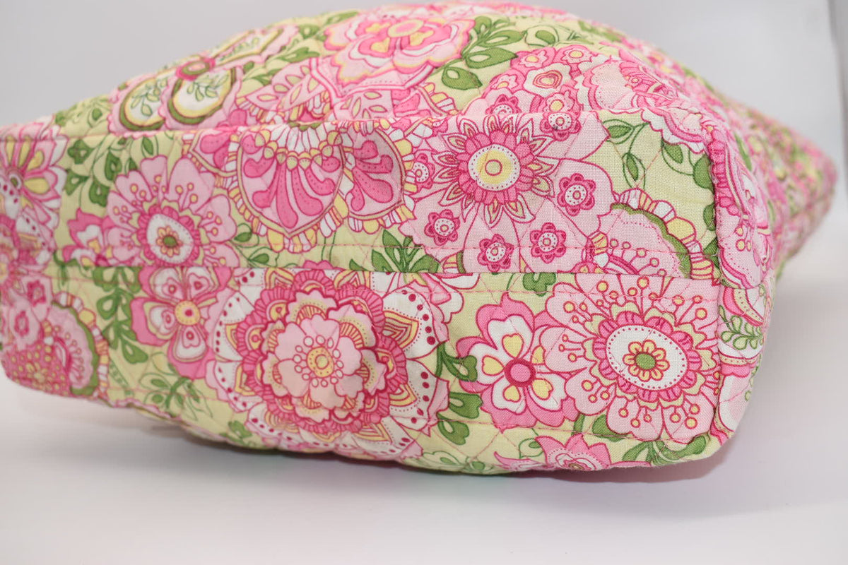 Vera Bradley Quilted Cotton Everyday Tote Bag in "Petal Pink" Pattern