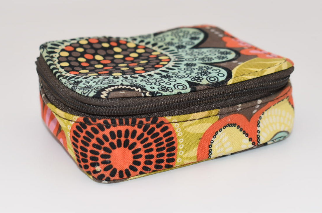 Vera Bradley Travel Pill Case in "Flower Shower" Pattern