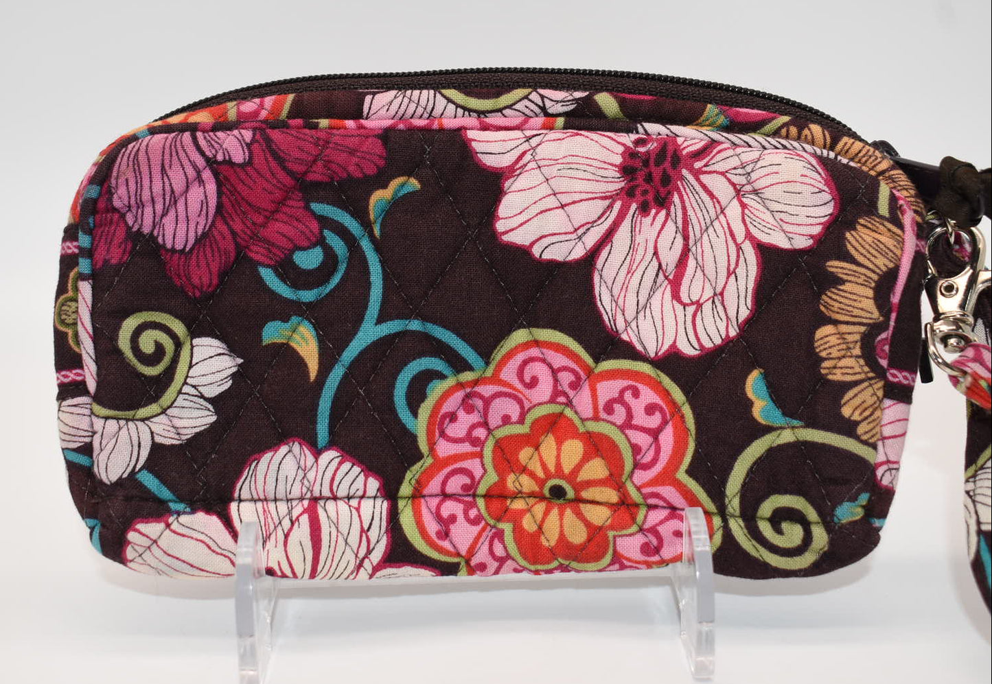 Vera Bradley Zip Top Wristlet in "Mod Floral-Pink" Pattern