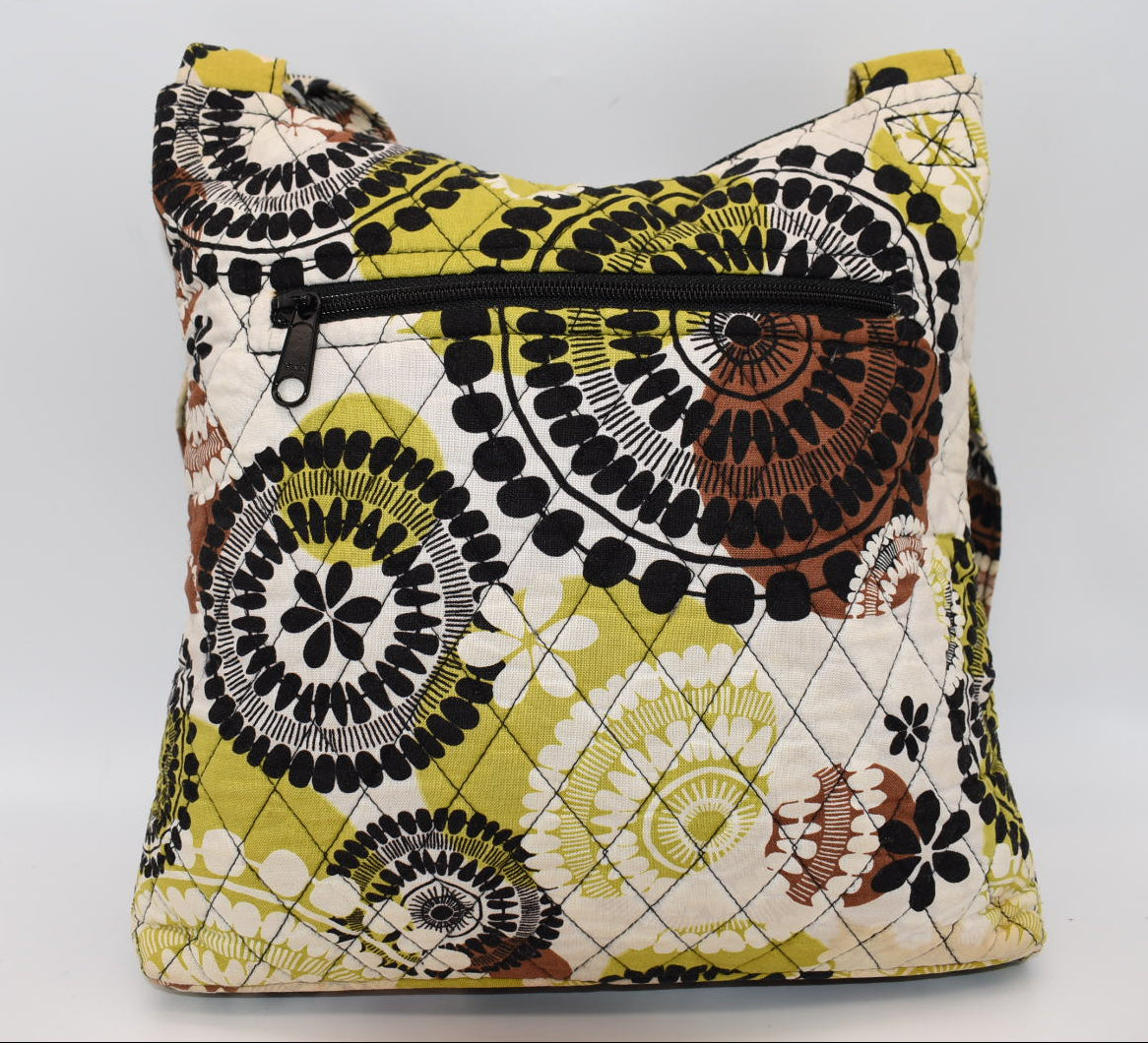 Vera Bradley Hipster Crossbody Bag in "Cocoa Moss" Pattern