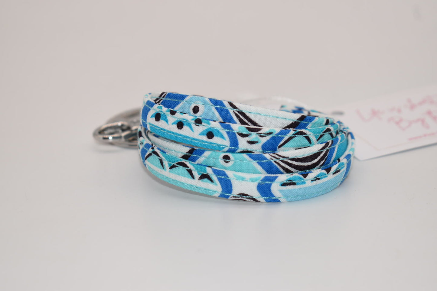 Vera Bradley Lanyard in "Go Fish Blue" Pattern