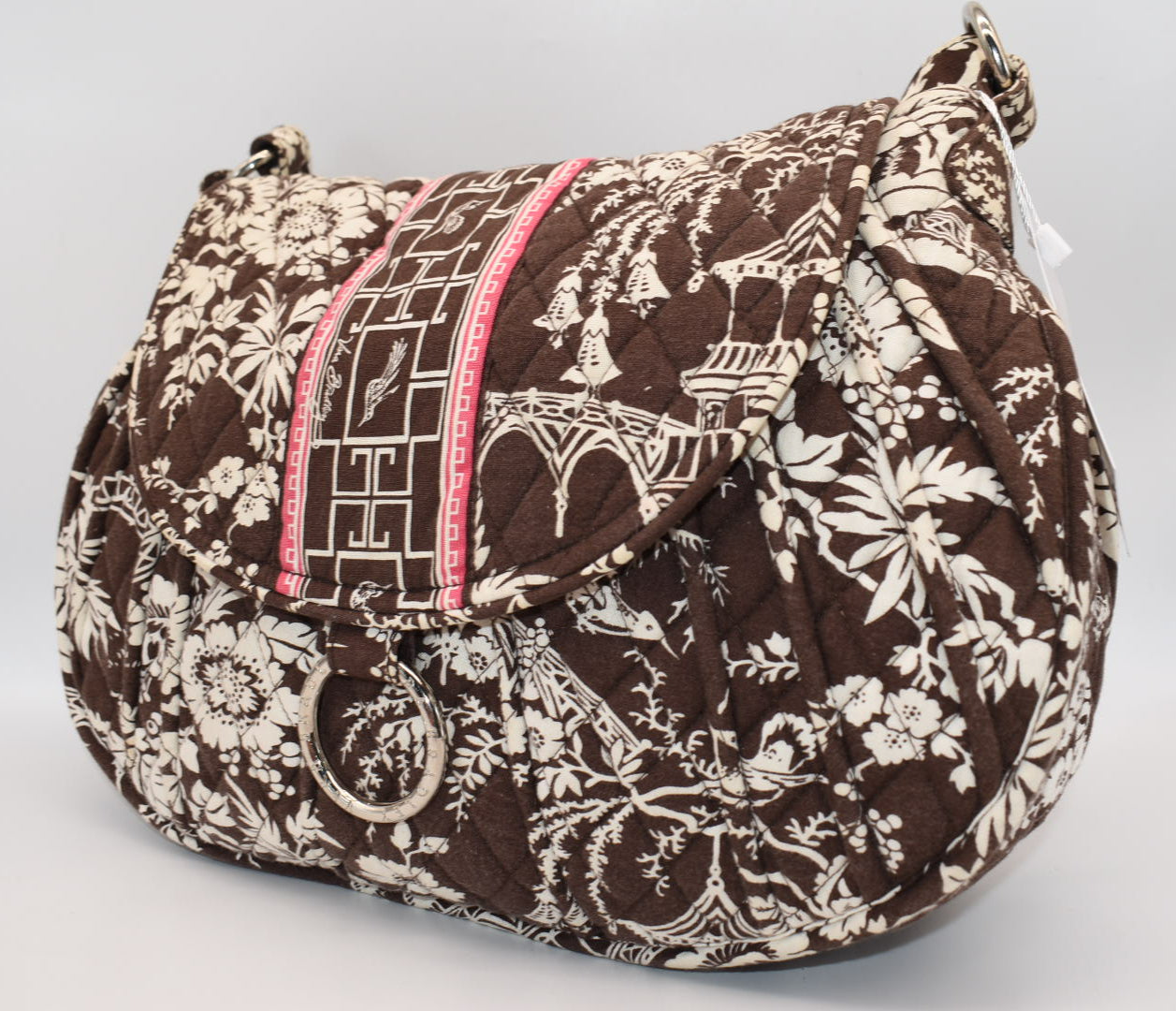 Vera Bradley Saddle Up Crossbody Bag in "Imperial Toile" Pattern