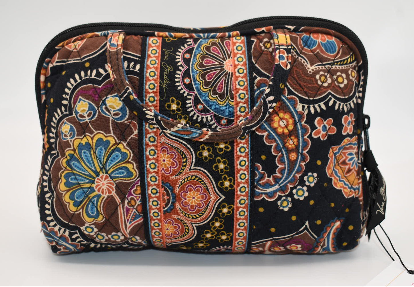 Vera Bradley Cosmetic & Toiletry Medium Bag in "Kensington" Pattern