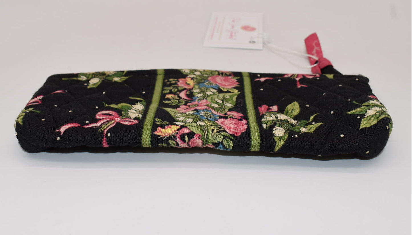 Vera Bradley Brush & Pencil Cosmetic Zip Pouch in "New Hope" Pattern