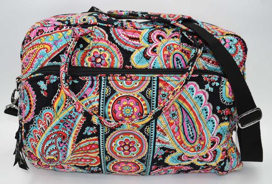 Vera Bradley Weekender Bag in "Parisian Paisley" Pattern