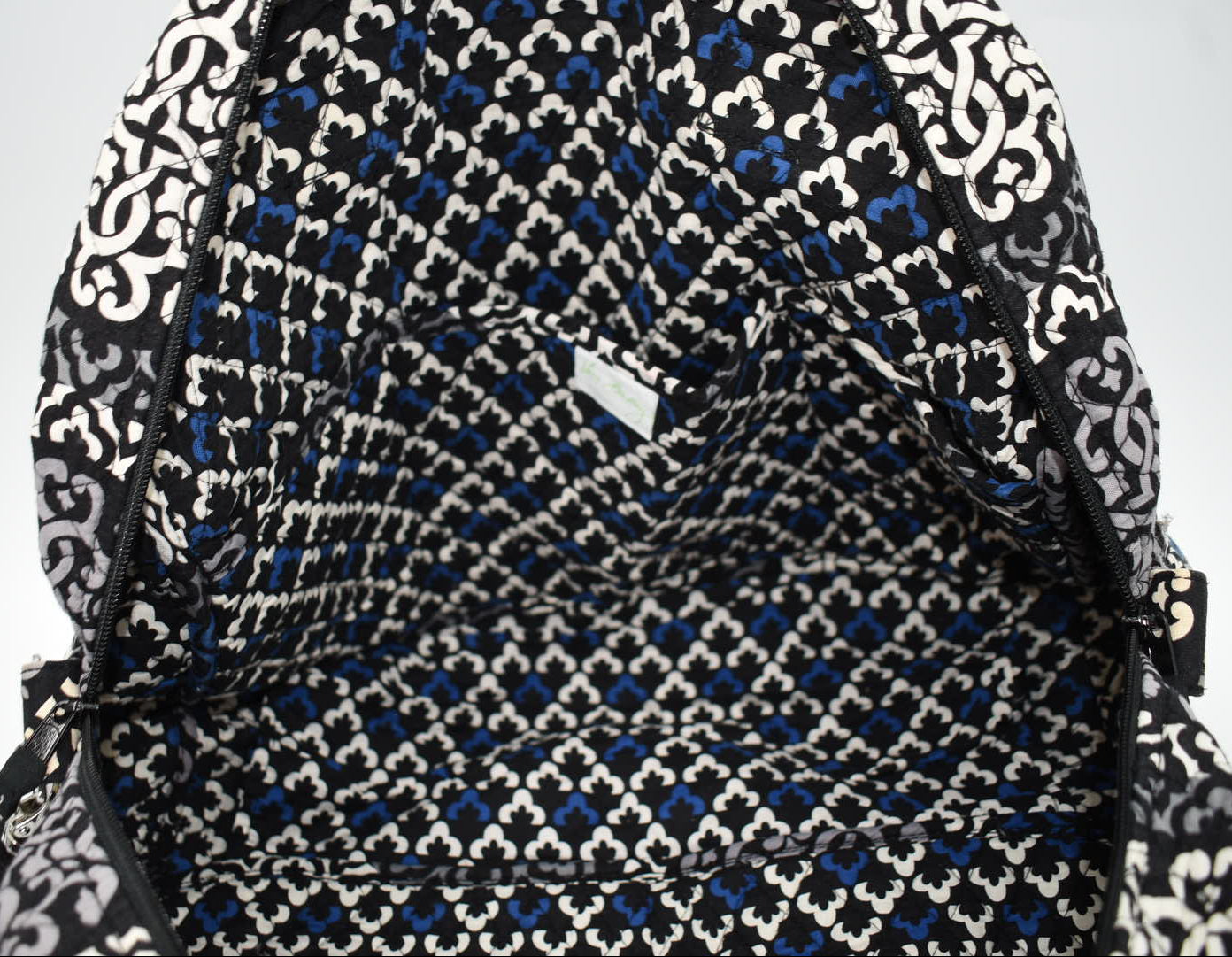 Vera Bradley Weekender Travel Bag in "Cobalt Canterberry" Pattern