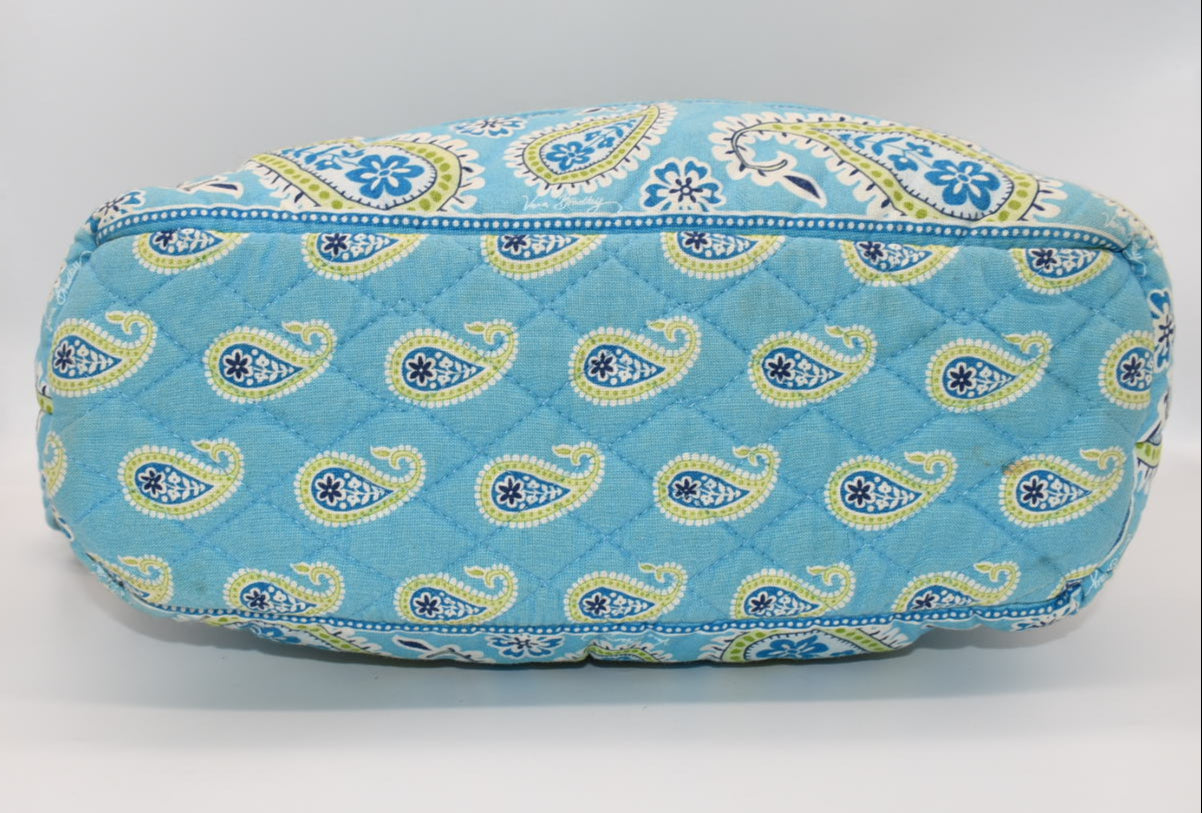 Vera Bradley Villager Tote Bag in "Bermuda Blue" Pattern