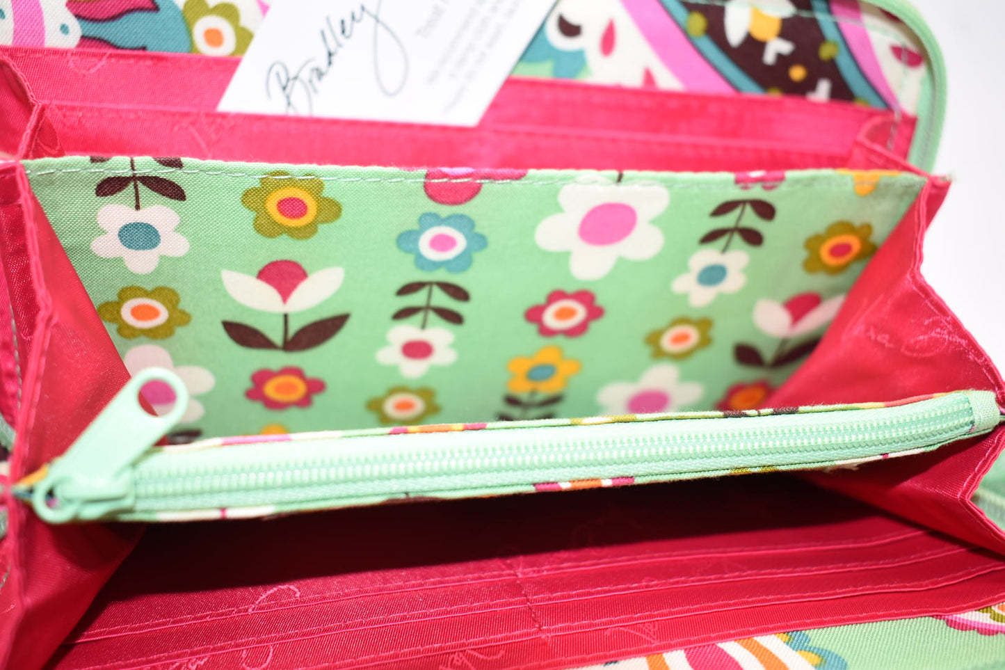 Vera Bradley Accordion Wallet in "Tutti Frutti" Pattern