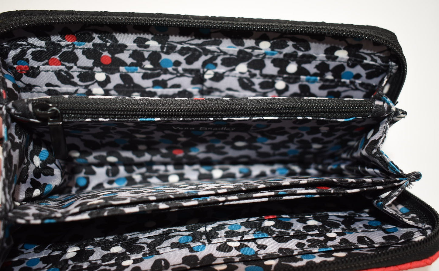 Vera Bradley Accordion Wallet in "Winter Patchwork" Pattern