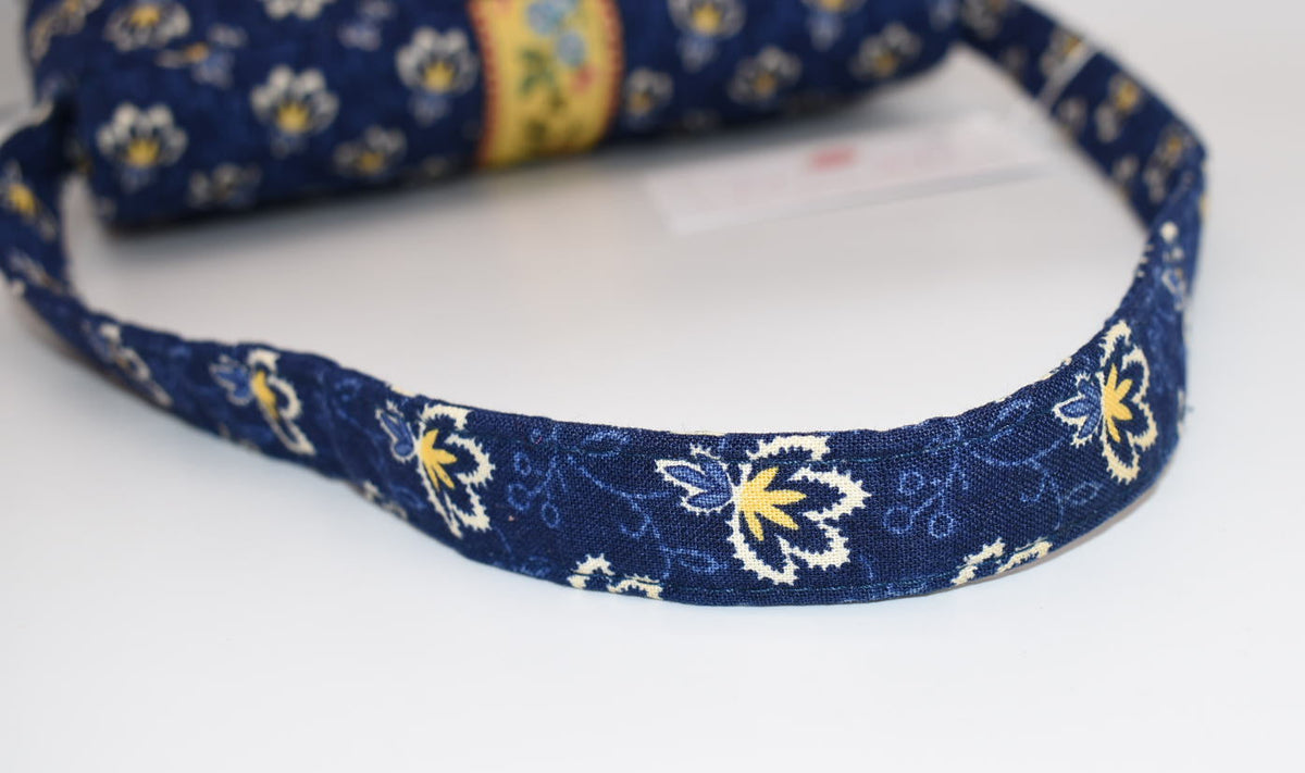 Vintage Vera Bradley Shoulder Bag in "Maison Blue" Pattern