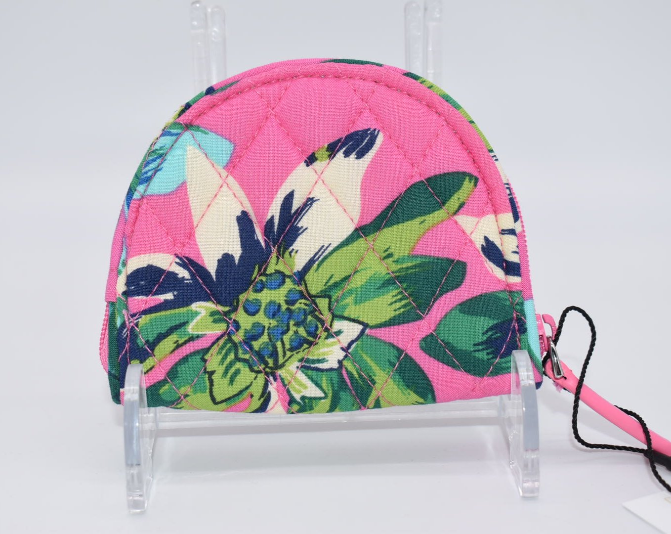 Vera Bradley Zip Coin Purse in "Tropical Paradise" Pattern