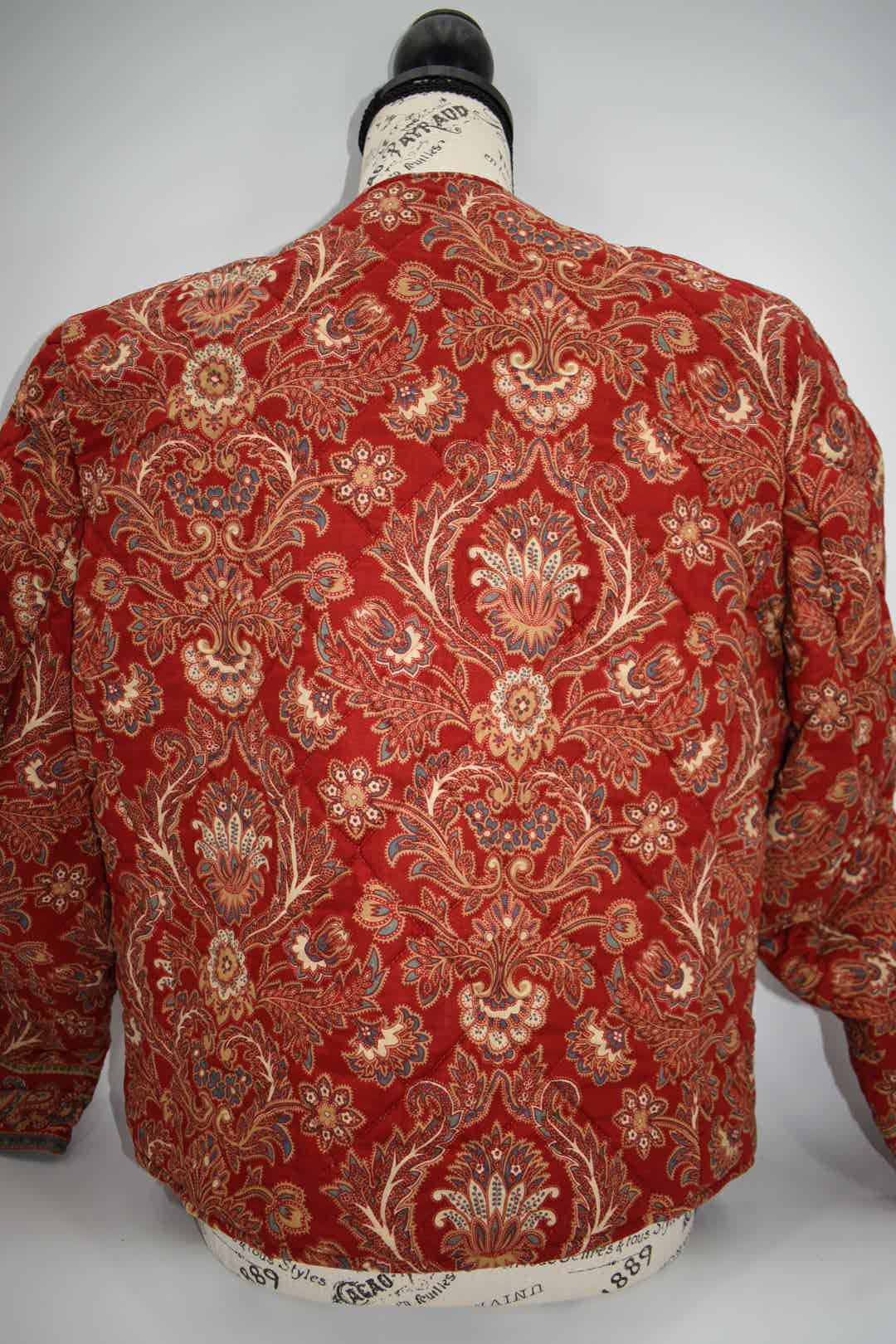 Vintage Vera Bradley Quilted Medium Jacket in "Windsor 1995" Pattern