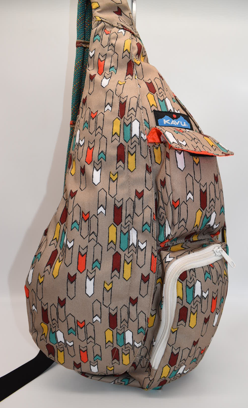 Kavu Rope Sling Bag in Chevrons