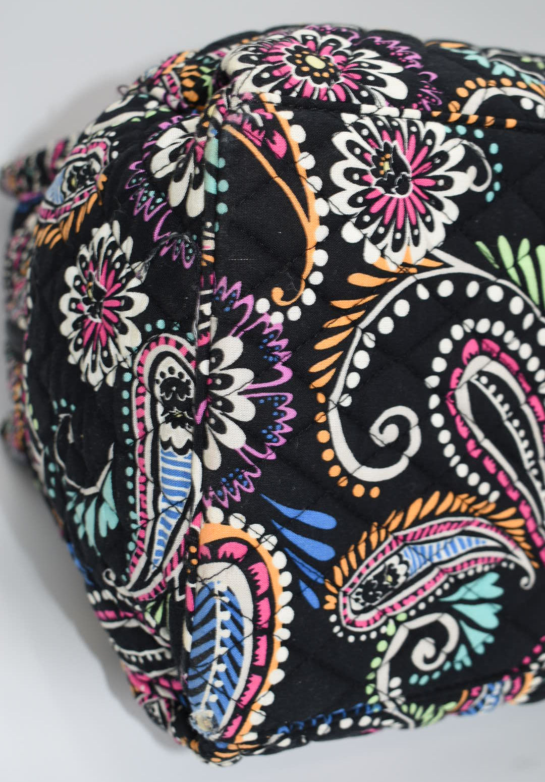 Vera Bradley Triple Compartment Travel Bag in "Bandana Swirl" Pattern