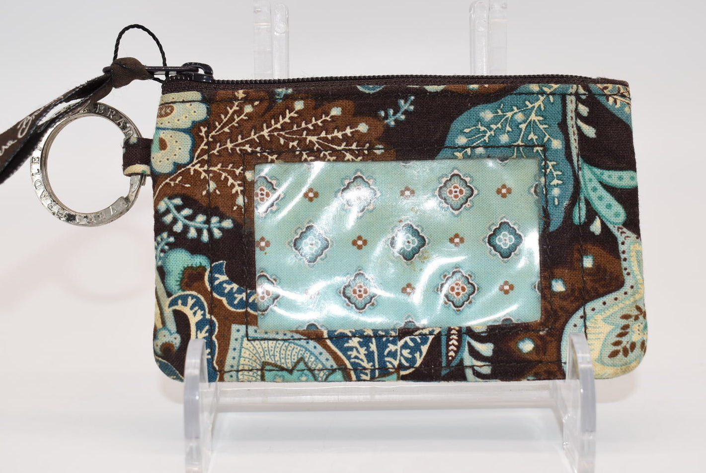 Vera Bradley Zip ID Case in "Java Blue" Pattern