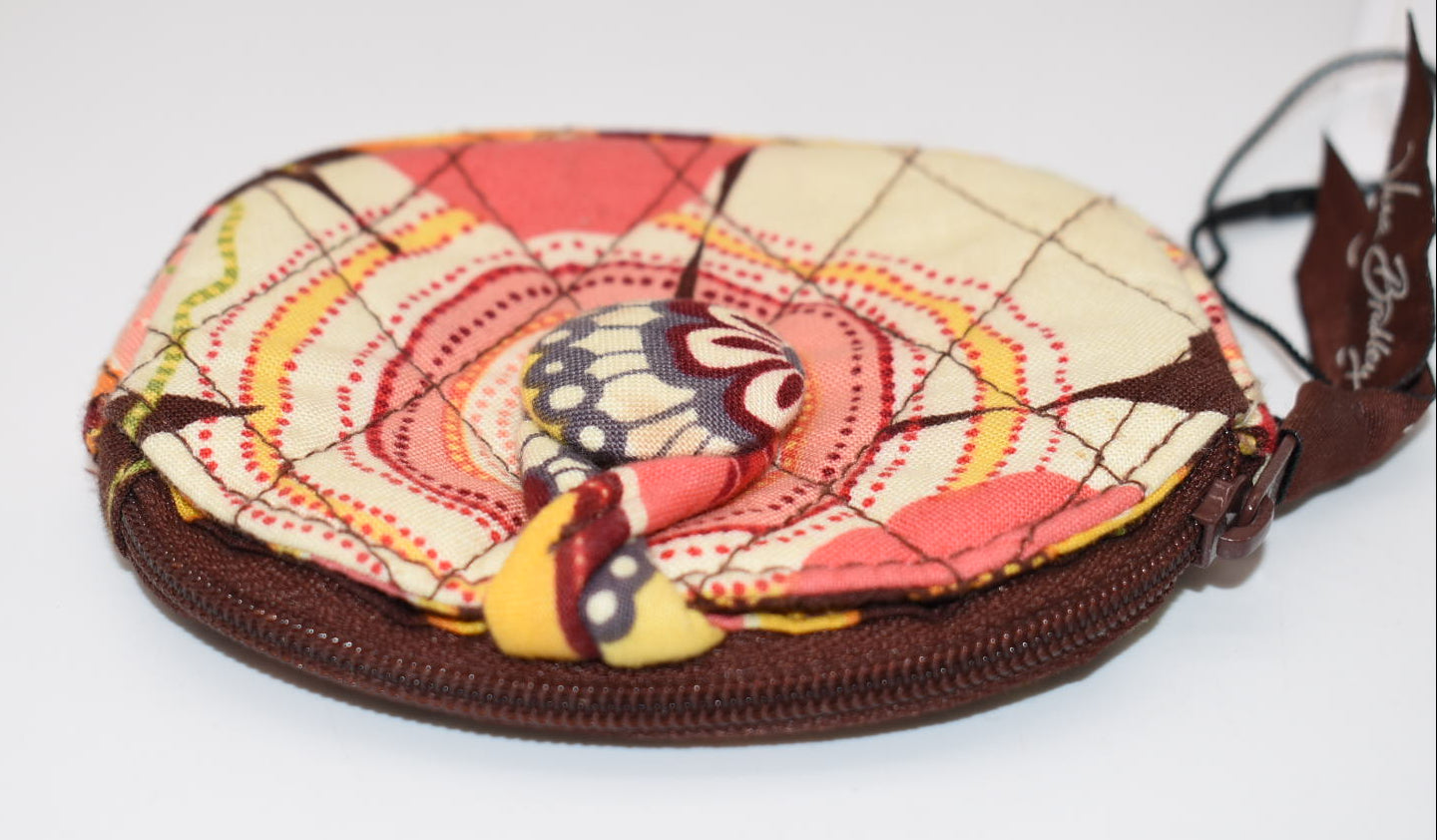Vera Bradley Button Coin Purse in "Buttercup" Pattern