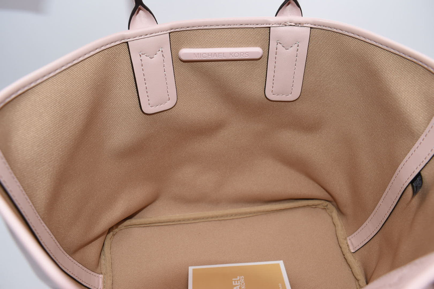 Michael Kors Jodie Small Logo Jacquard Tote Bag in Powder Blush