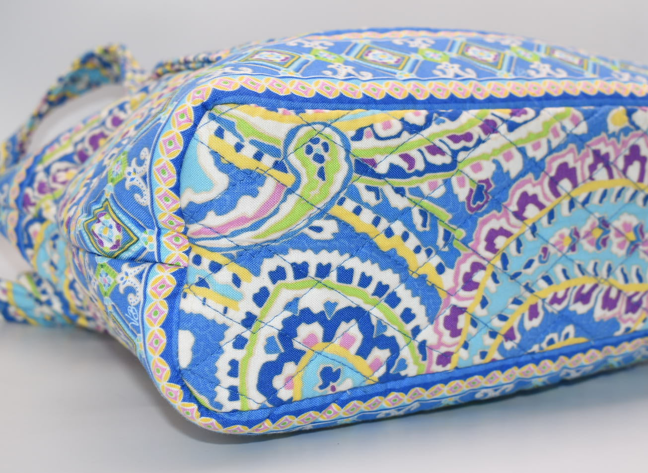 Vera Bradley Villager Tote Bag in "Capri Blue" Pattern