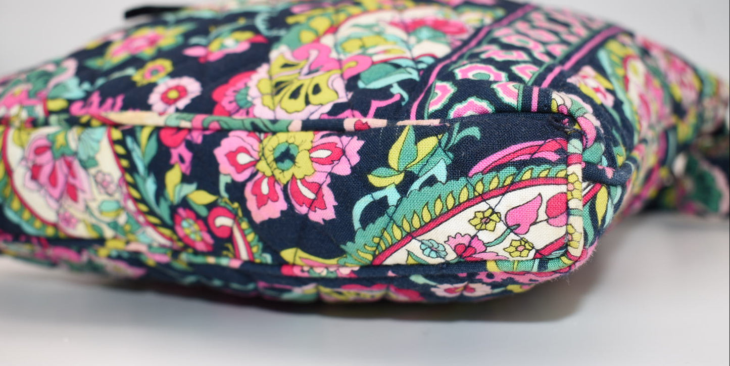 Vera Bradley Hipster Crossbody Bag "Petal Paisley" Pattern