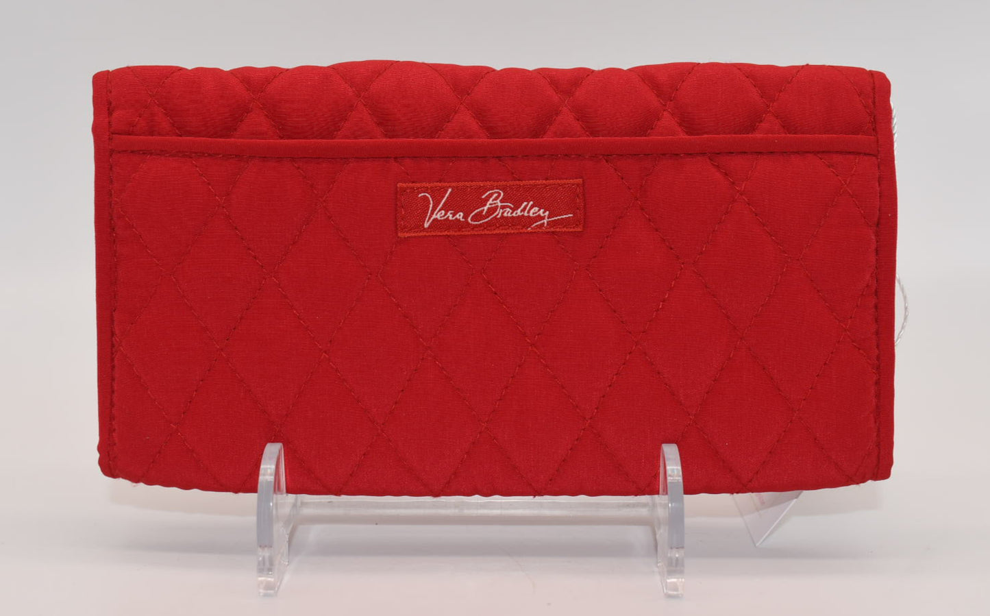 Vera Bradley Microfiber Clutch Wallet in Red