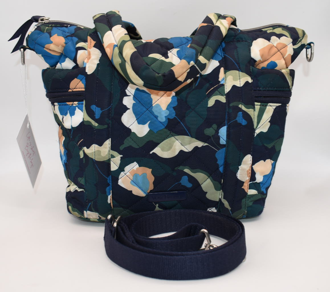 Vera Bradley Multi-Strap Tote Bag in "Immersed Blooms" Pattern